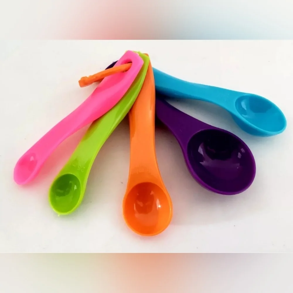 15 Pcs Set Mixing Bowl Kitchen Measuring Spoon Set Modern Resistant Multicolors‎